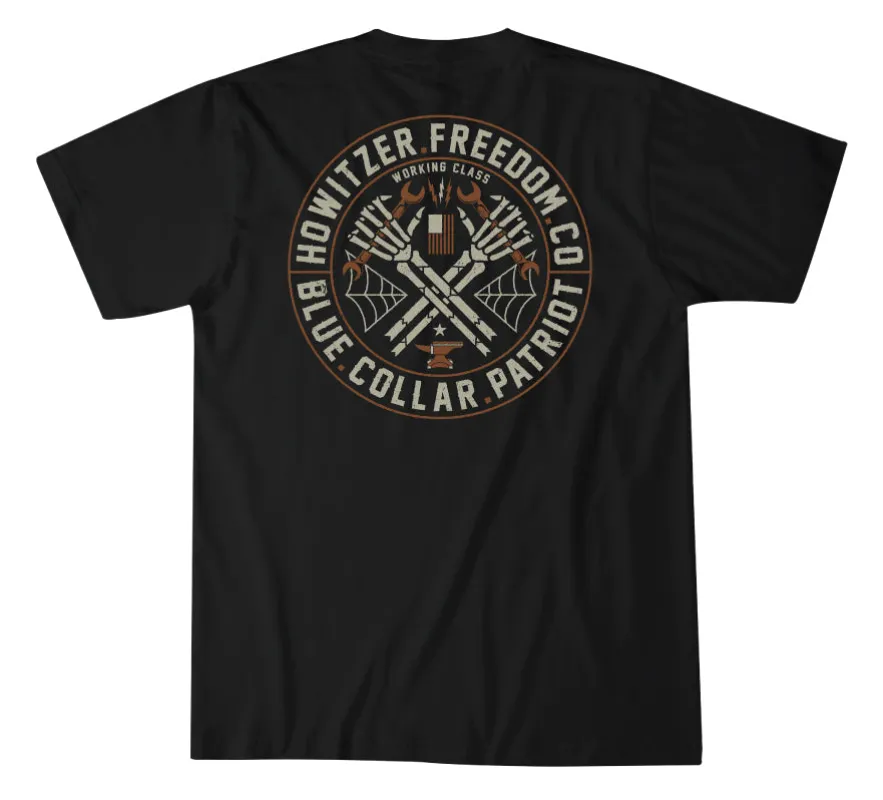 Blue Collar Freedom sold by Howitzer Clothing