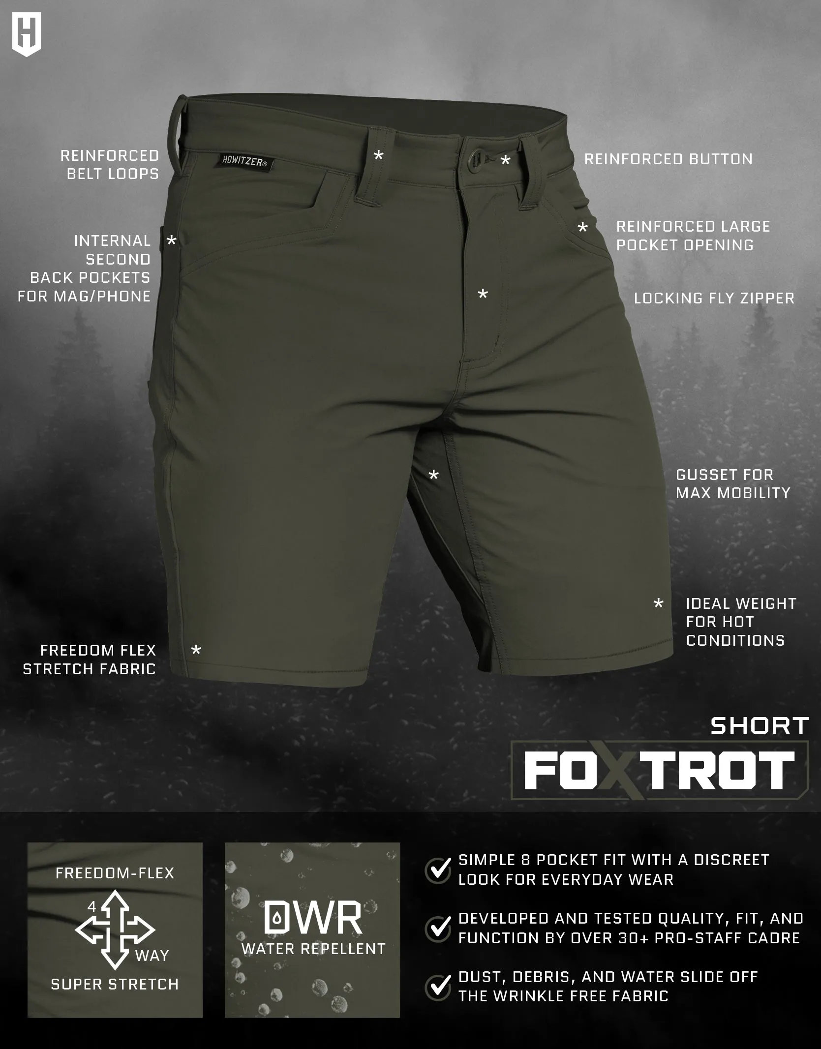 Foxtrot Short sold by Howitzer Clothing product image thumbnail 4