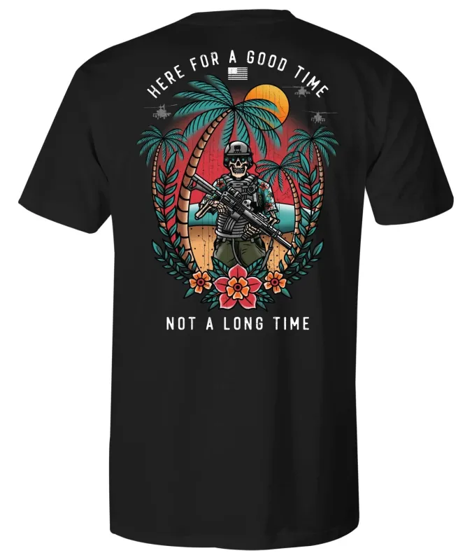 Long Time Tee made by Howitzer Clothing