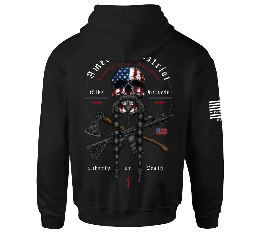 Beltran Patriot Hood sold by Howitzer Clothing