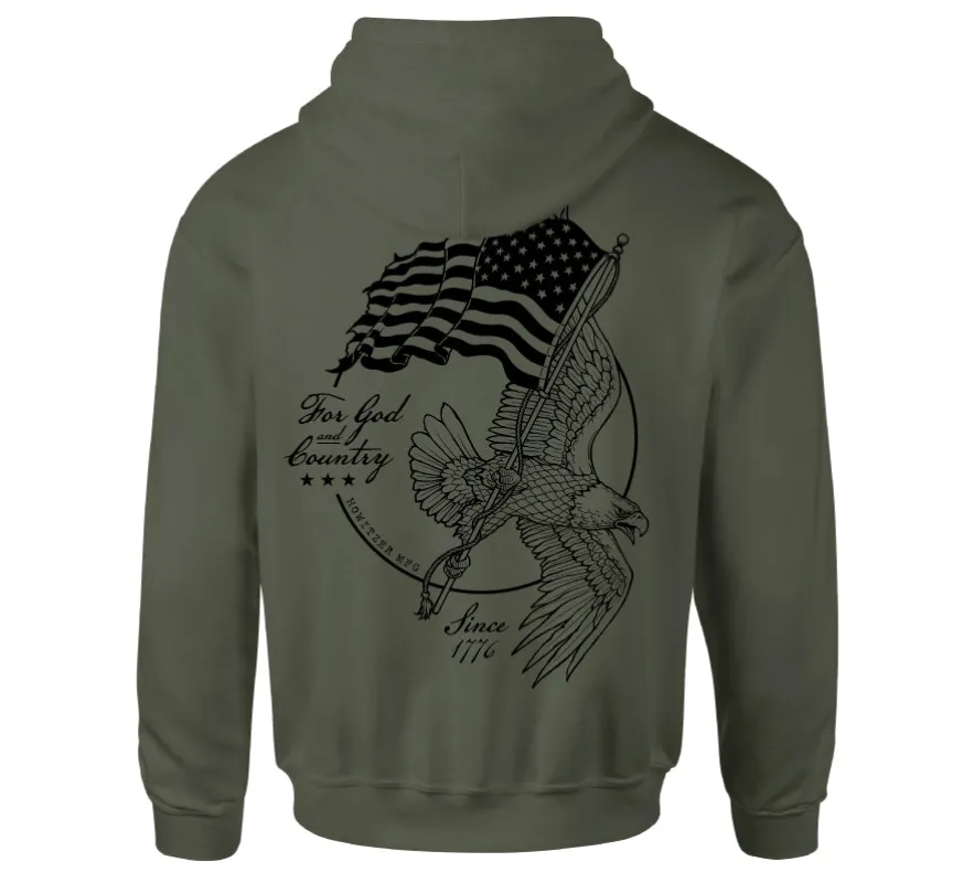 God And Country Hood sold by Howitzer Clothing