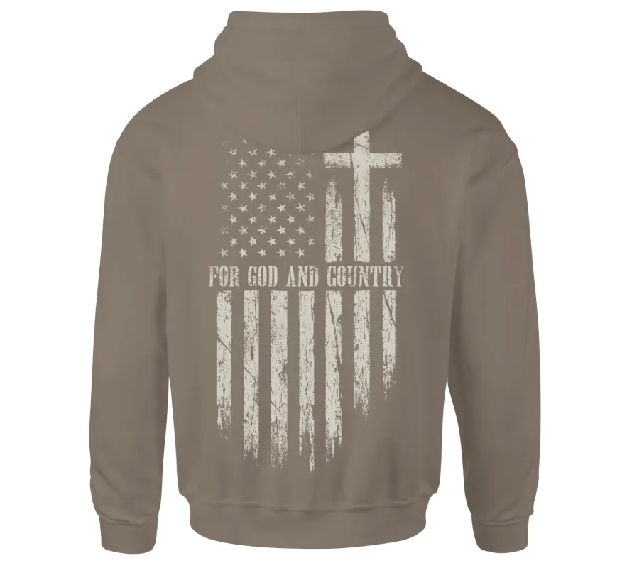 God And Country Hood sold by Howitzer Clothing