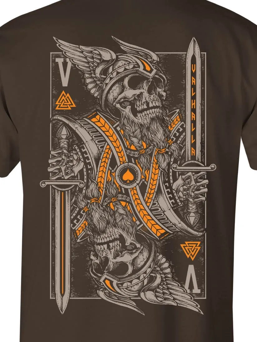 Valhalla Card Tee sold by Howitzer Clothing product image thumbnail 3