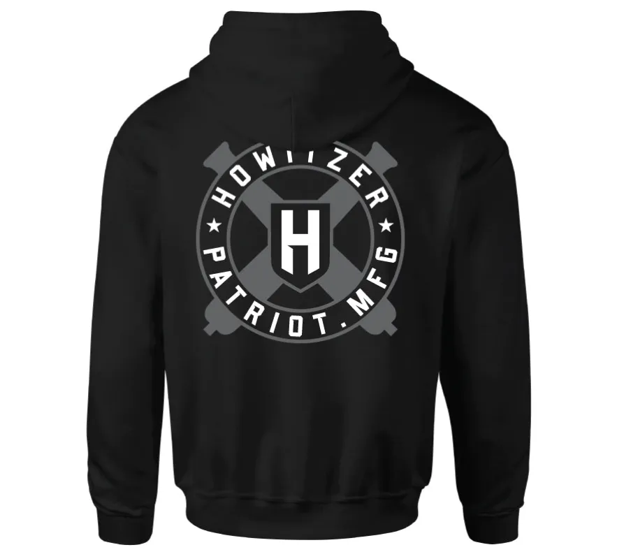 Cannon Logo Zip Hood sold by Howitzer Clothing
