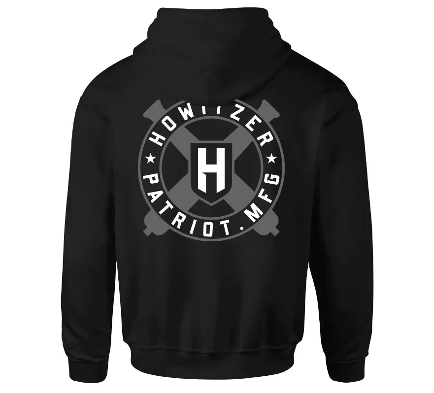 Cannon Logo Zip Hood sold by Howitzer Clothing