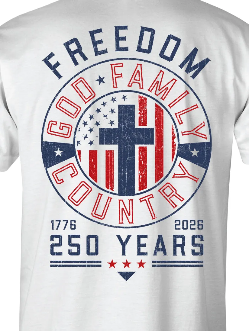 Freedom 250 Tee sold by Howitzer Clothing product image thumbnail 3