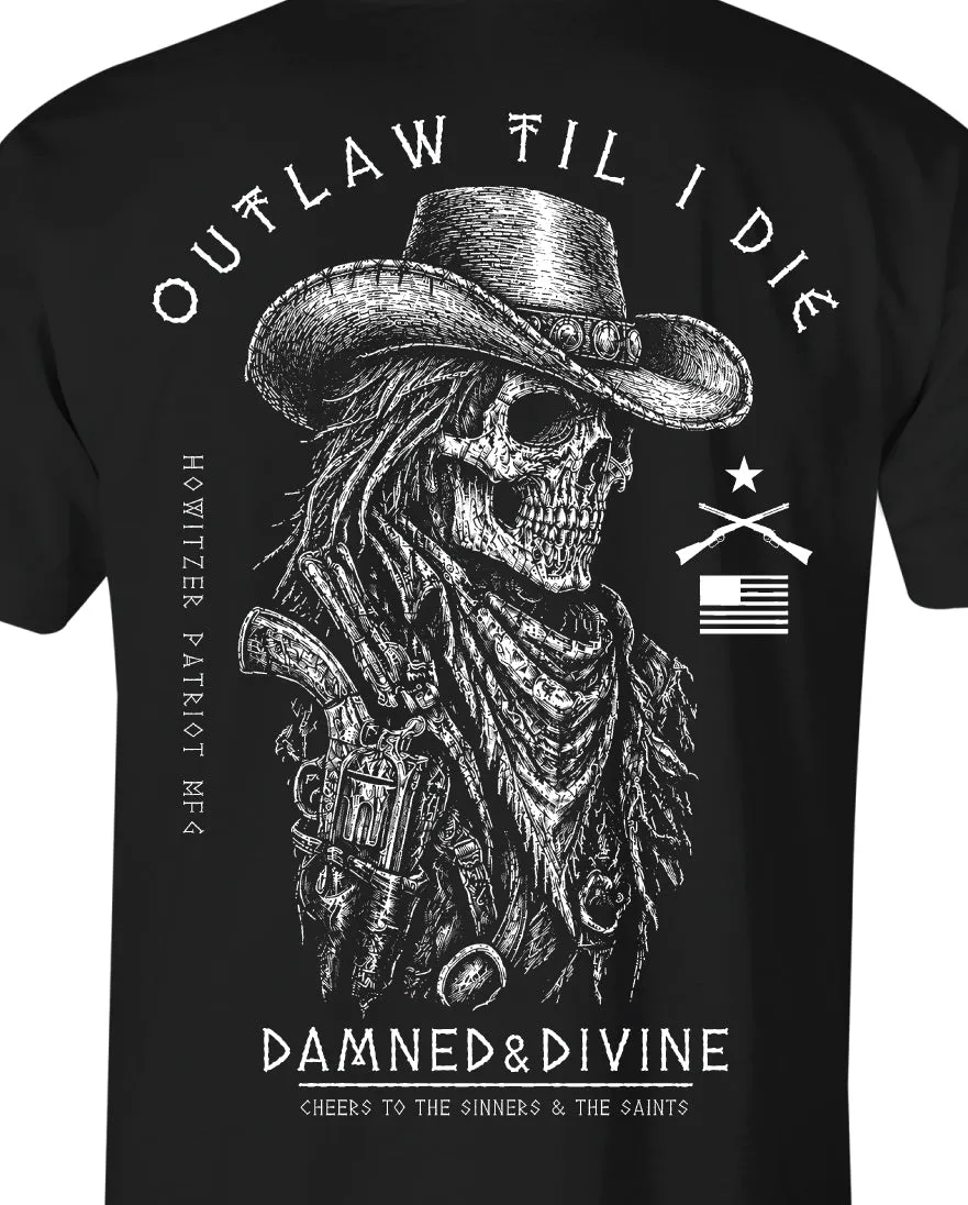 Outlaw Tee sold by Howitzer Clothing product image thumbnail 3