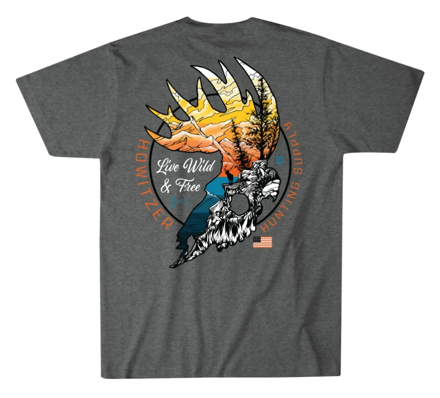 Wild & Free Tee made by Howitzer Clothing