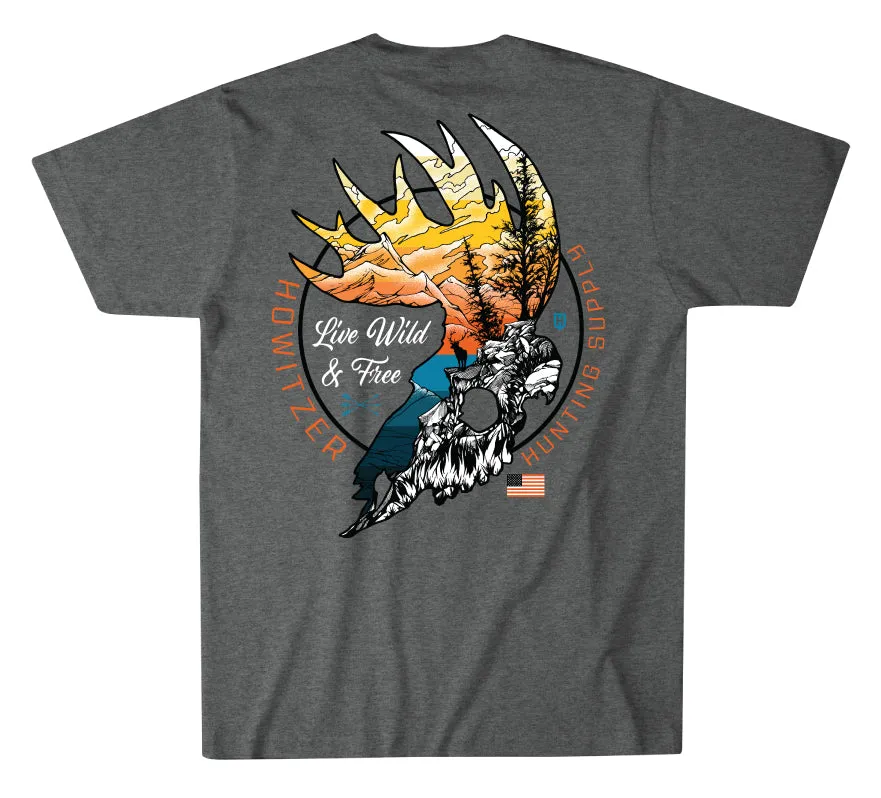 Wild & Free Tee sold by Howitzer Clothing
