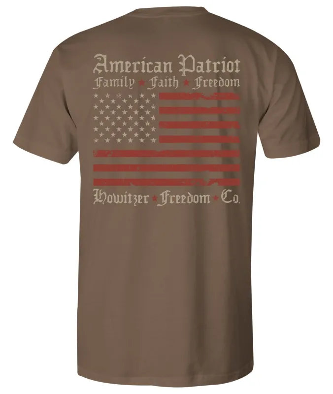 Faith Freedom Tee made by Howitzer Clothing