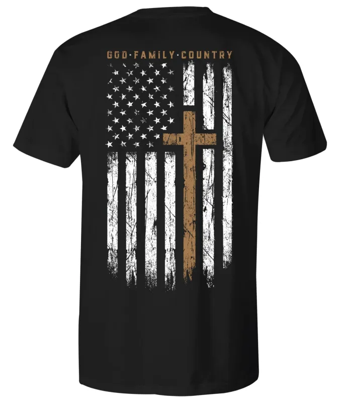 God Family Country Tee made by Howitzer Clothing