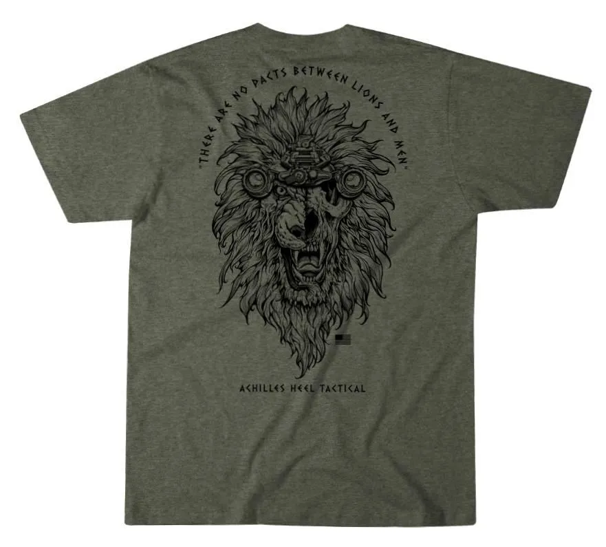 Achilles Heel Lion sold by Howitzer Clothing