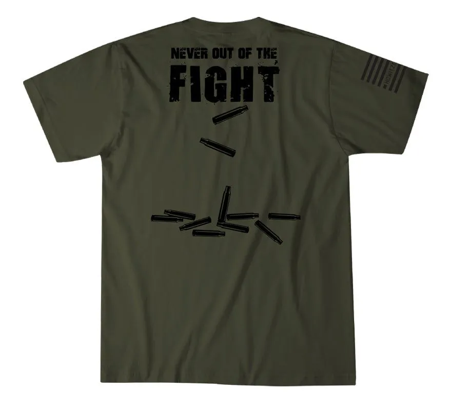 Never Out Of The Fight sold by Howitzer Clothing product image thumbnail 2