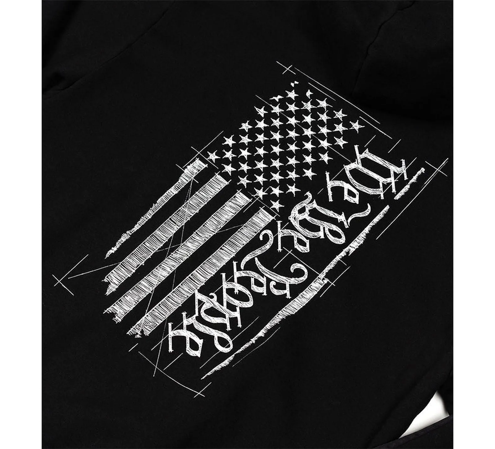 People Blueprint Hood sold by Howitzer Clothing product image thumbnail 3