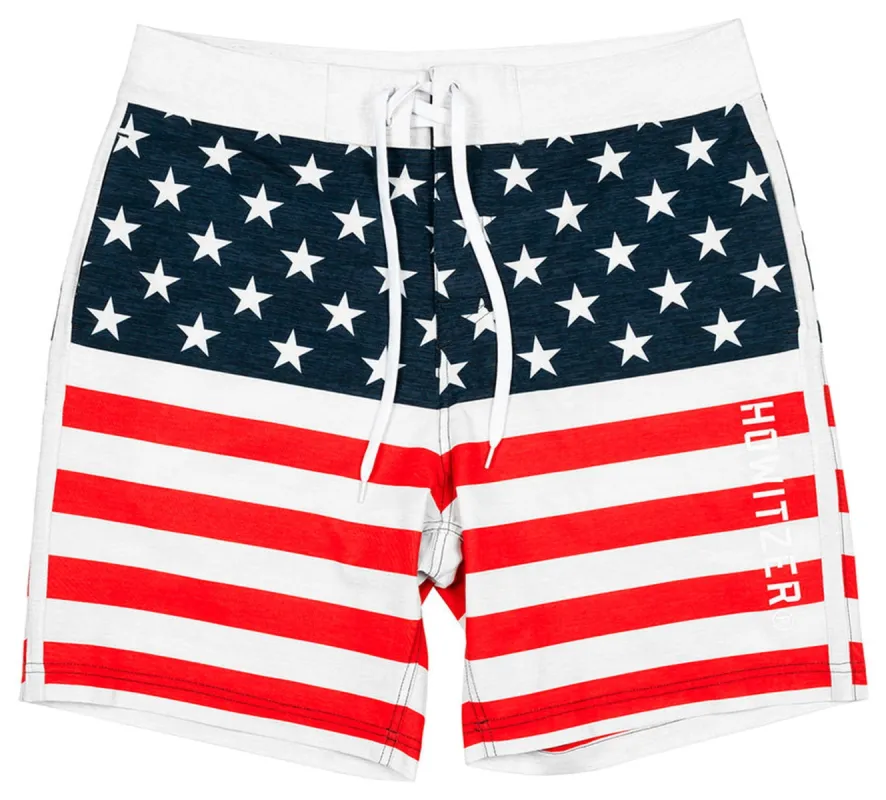 Freedom Boardshort sold by Howitzer Clothing