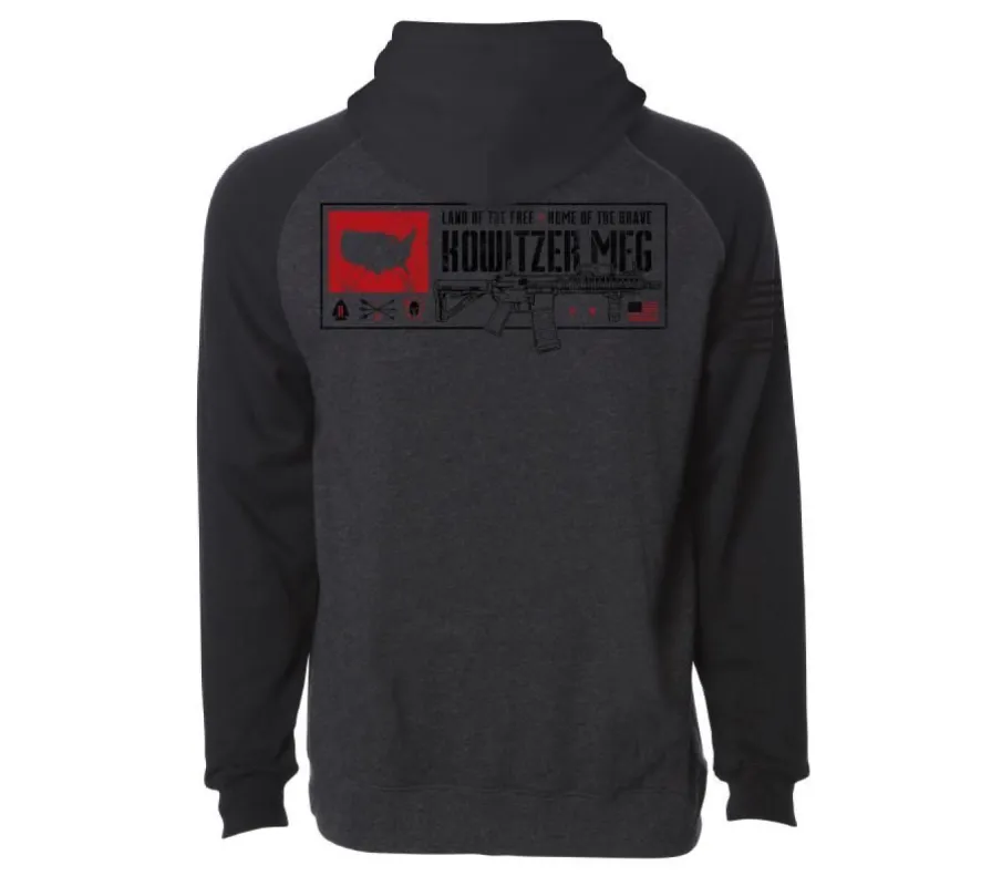 Free And Brave Hood sold by Howitzer Clothing