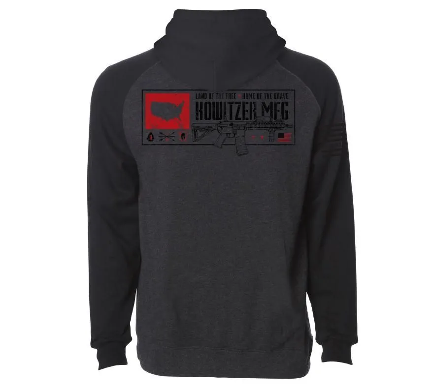 Free And Brave Hood sold by Howitzer Clothing