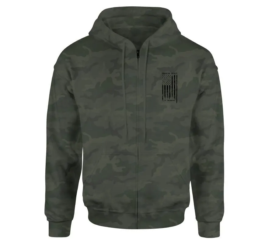 Warrior Zip Hood sold by Howitzer Clothing product image thumbnail 2