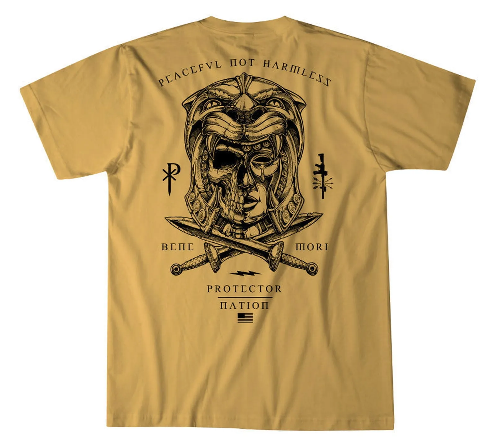 Peaceful Not Harmless sold by Howitzer Clothing