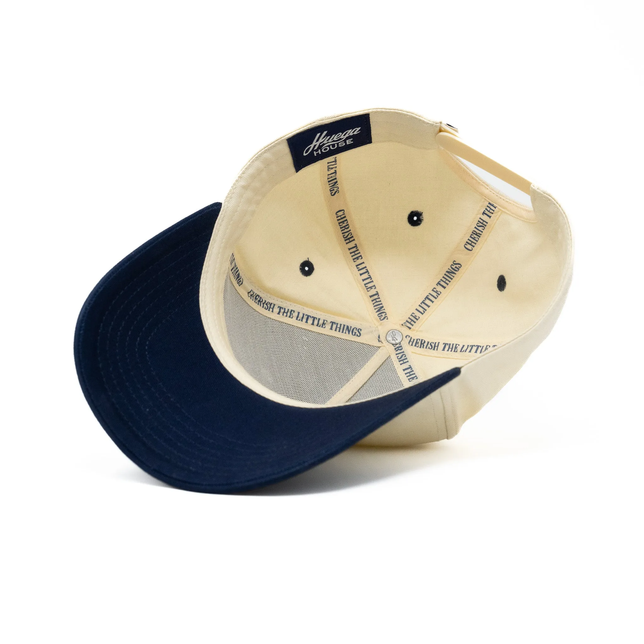 Vintage Swan | Navy & Natural Hat sold by Huega House product image thumbnail 4