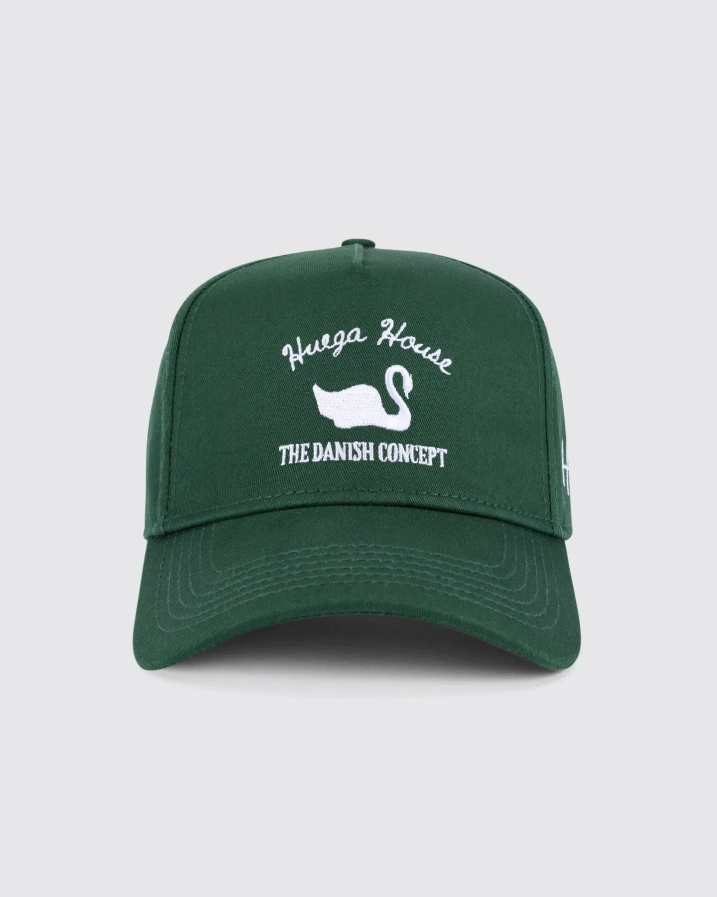 Vintage Swan | Forest Green Hat sold by Huega House