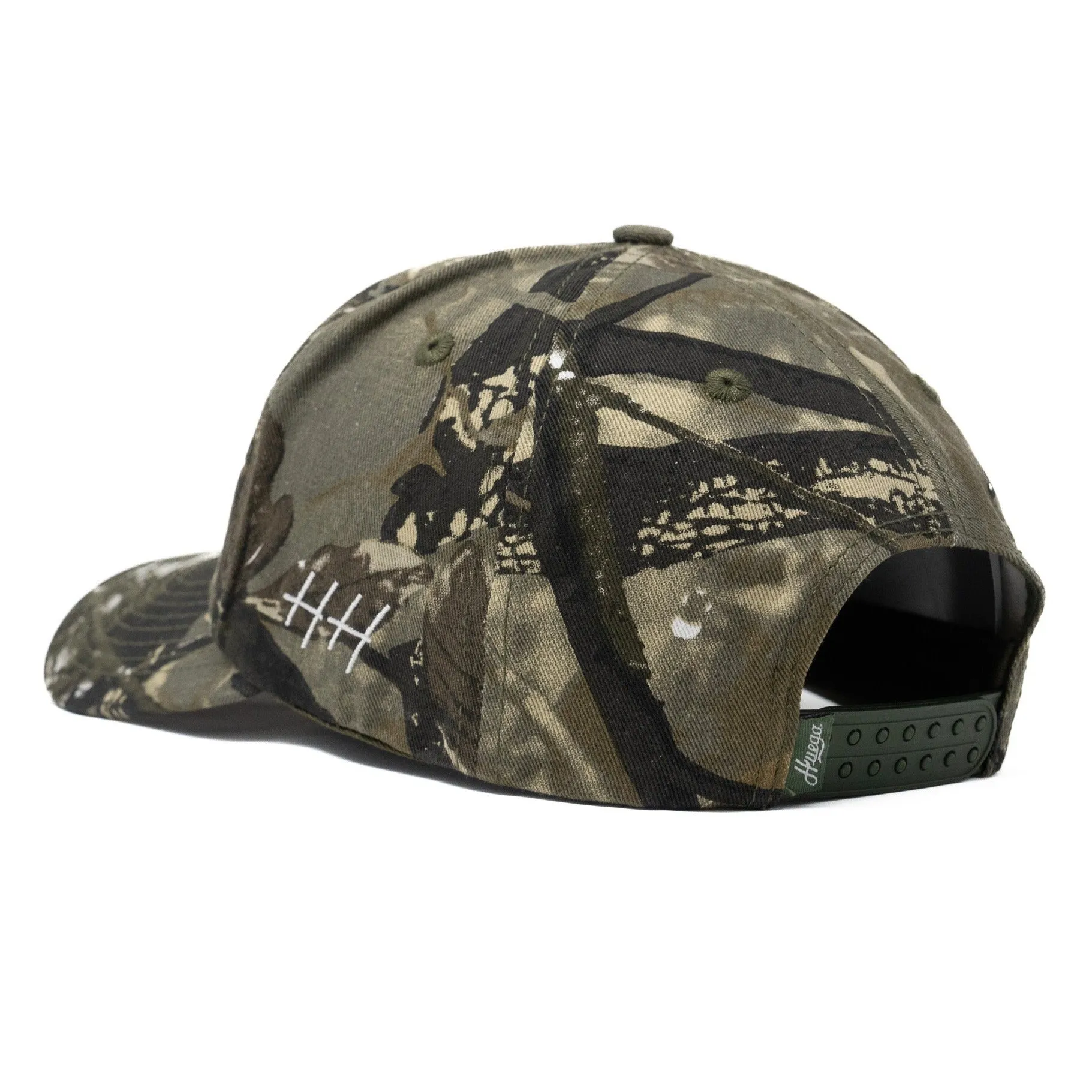 Woodland | Dark Camo Mid Profile Hat sold by Huega House product image thumbnail 3