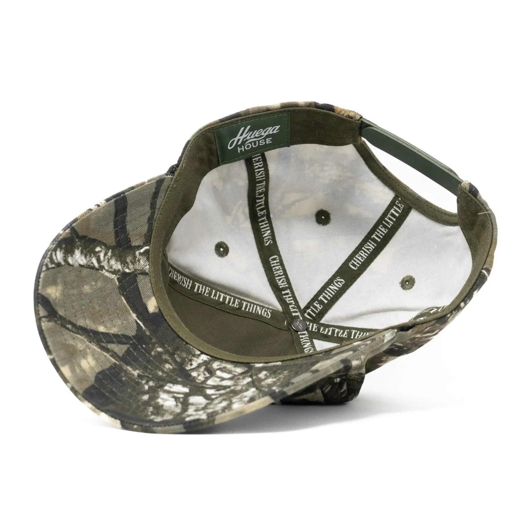 Woodland | Dark Camo Mid Profile Hat sold by Huega House product image thumbnail 4