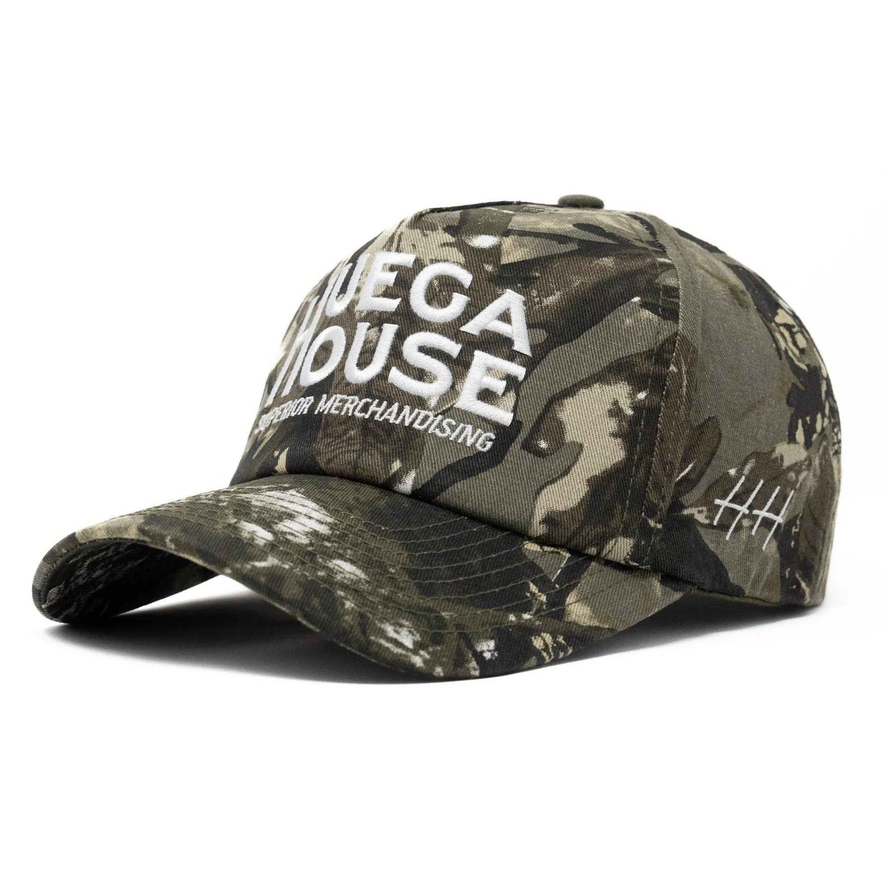 Woodland | Dark Camo Mid Profile Hat sold by Huega House product image thumbnail 2