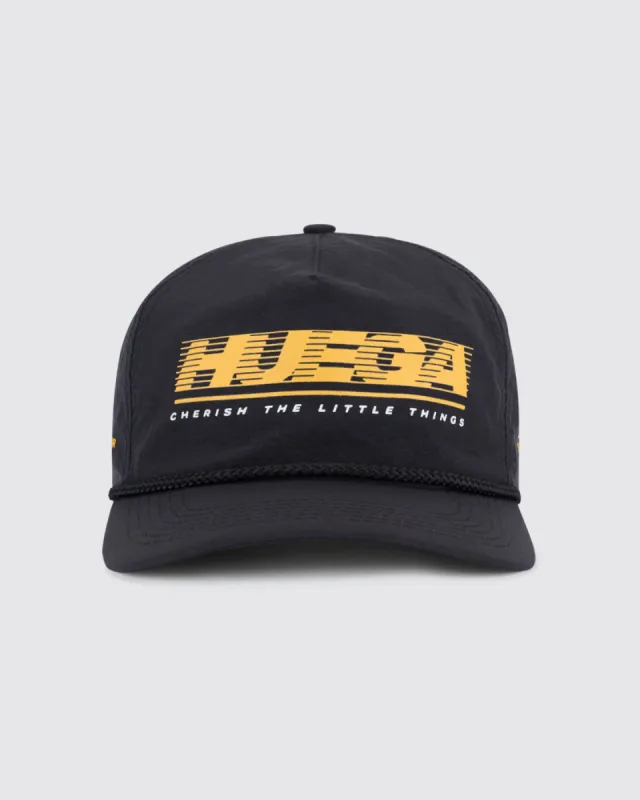 Tidal | Black Nylon Hat sold by Huega House