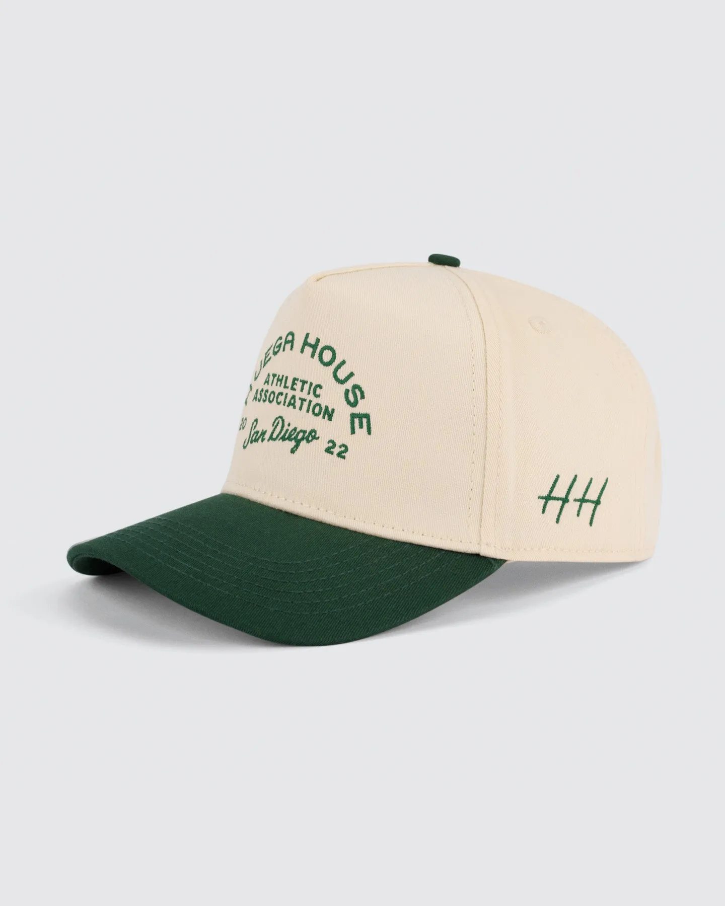 Athletic Association | Green & Natural Hat sold by Huega House product image thumbnail 2
