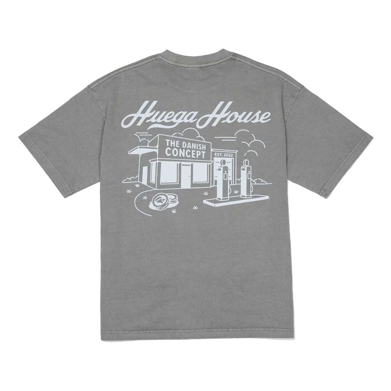 Retro Grey T-shirt sold by Huega House product image thumbnail 2