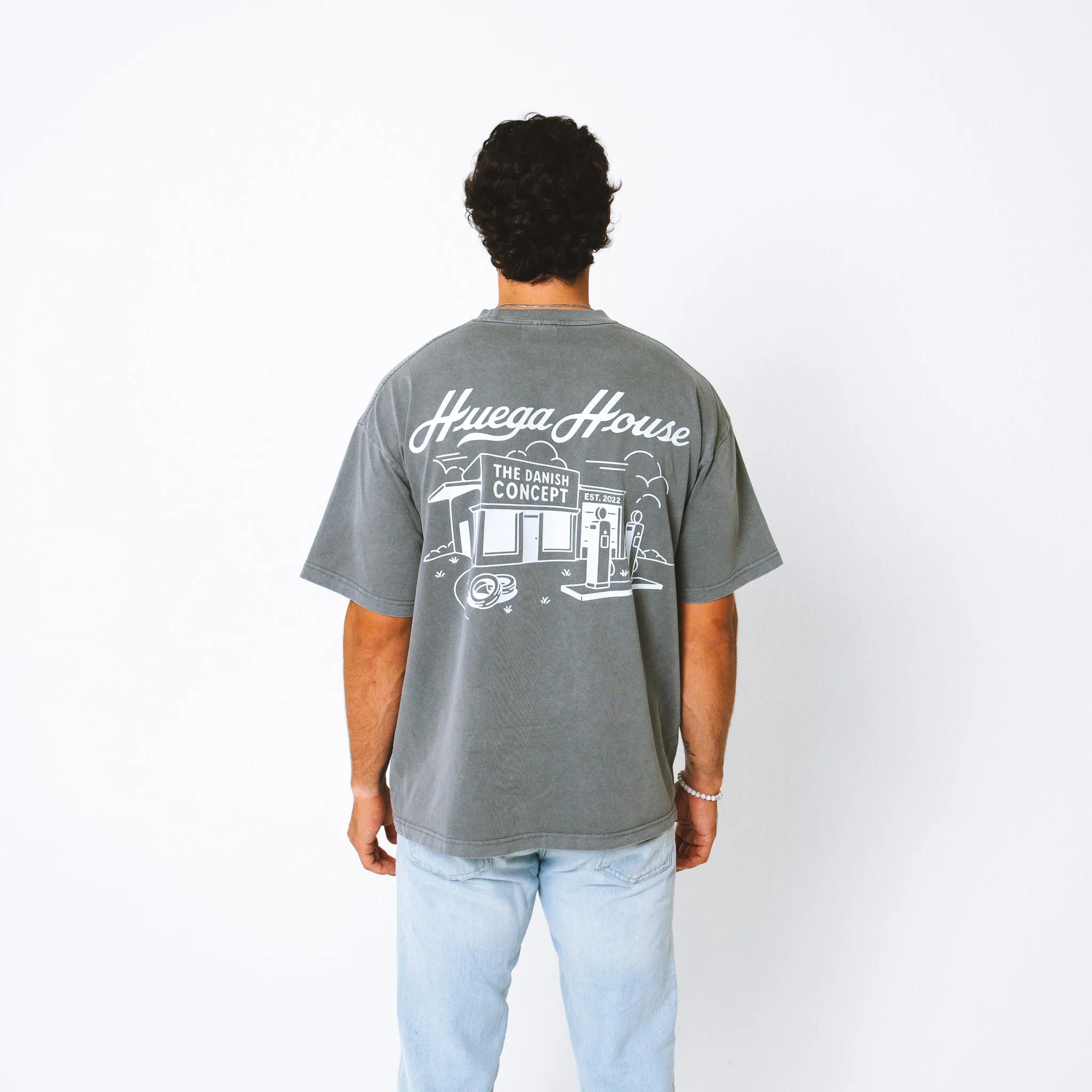 Retro Grey T-shirt sold by Huega House product image thumbnail 4