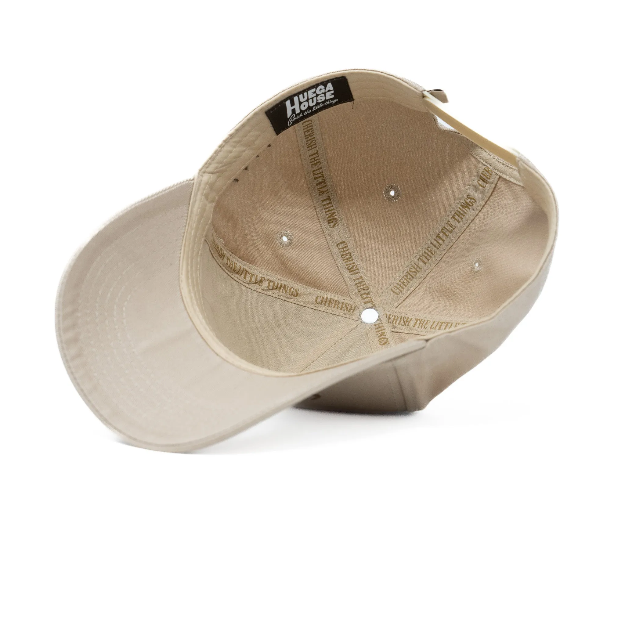 Retro Script | Khaki & Brown Hat sold by Huega House product image thumbnail 4
