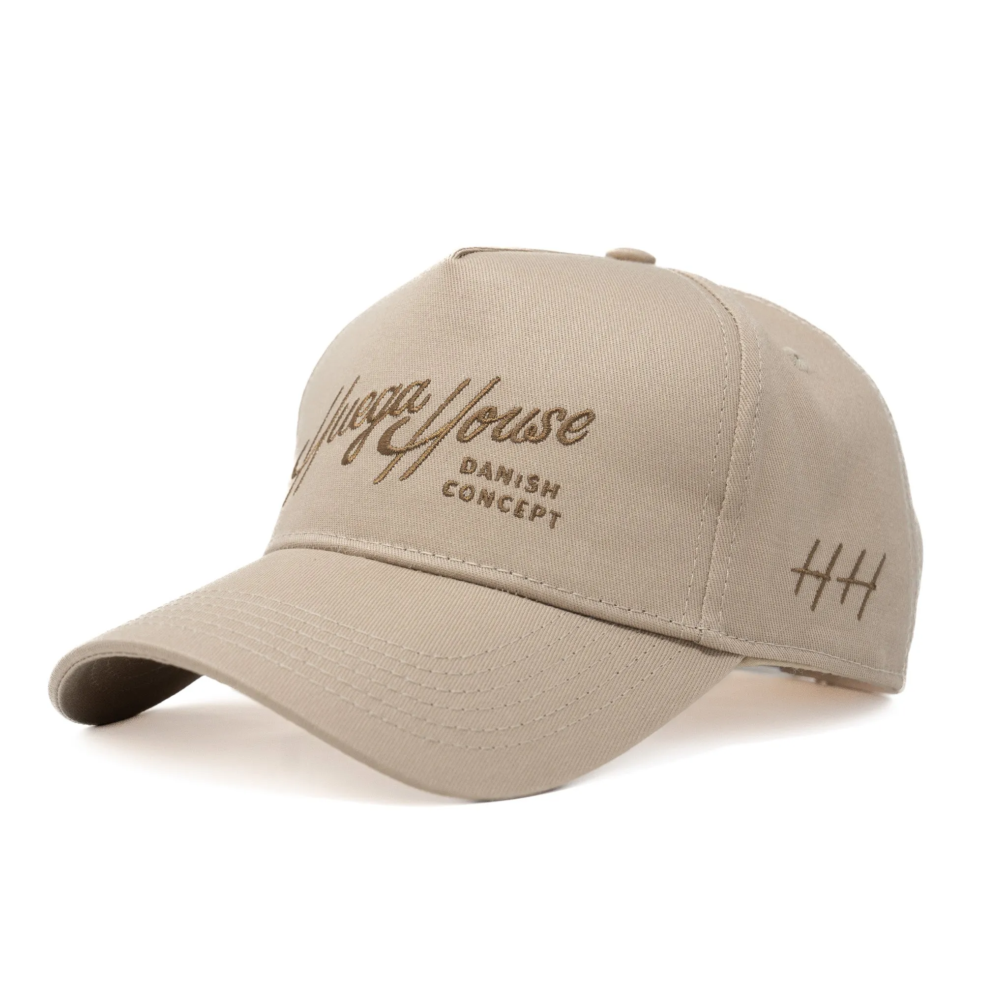 Retro Script | Khaki & Brown Hat sold by Huega House product image thumbnail 2