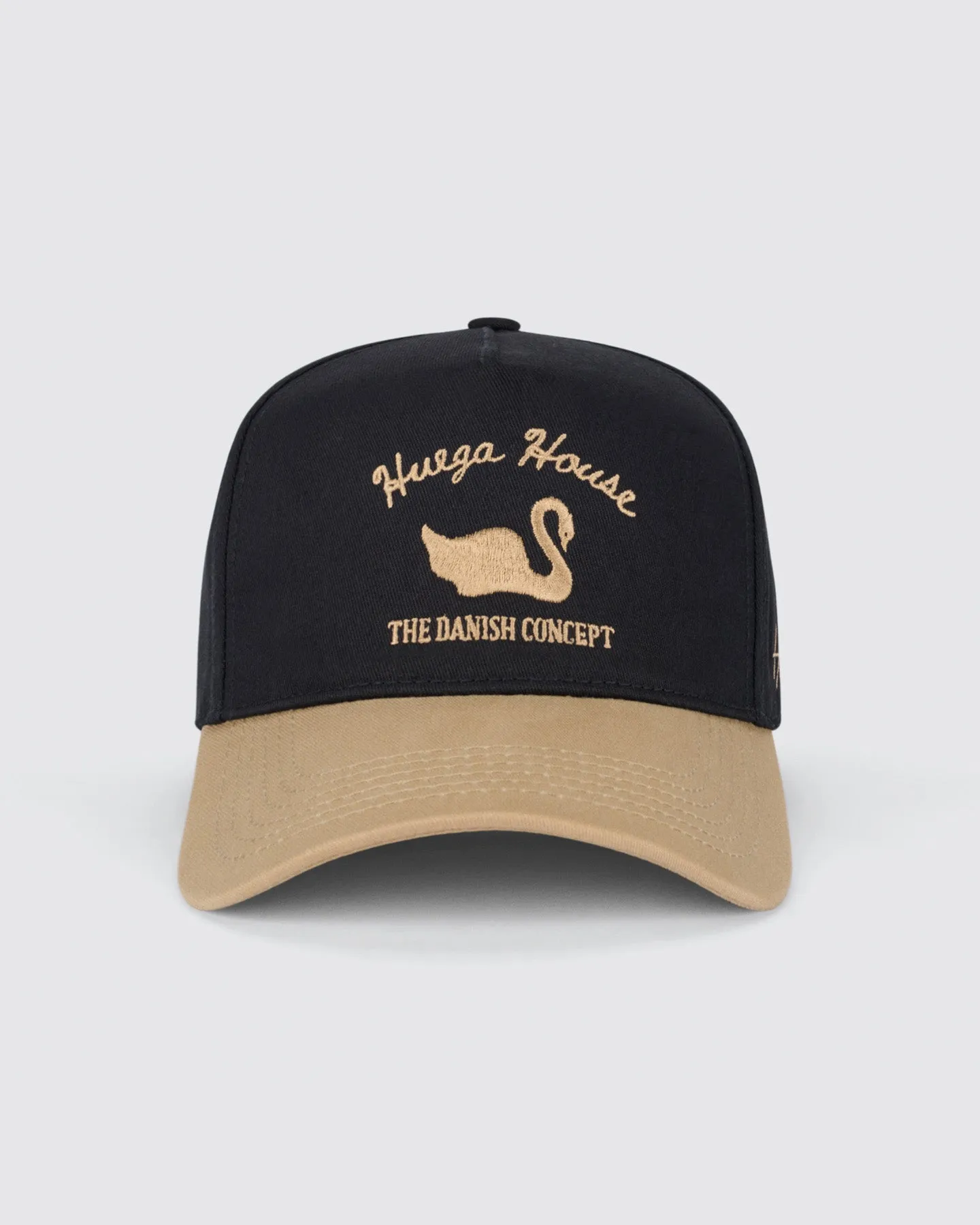 Vintage Swan | Khaki & Black Hat sold by Huega House