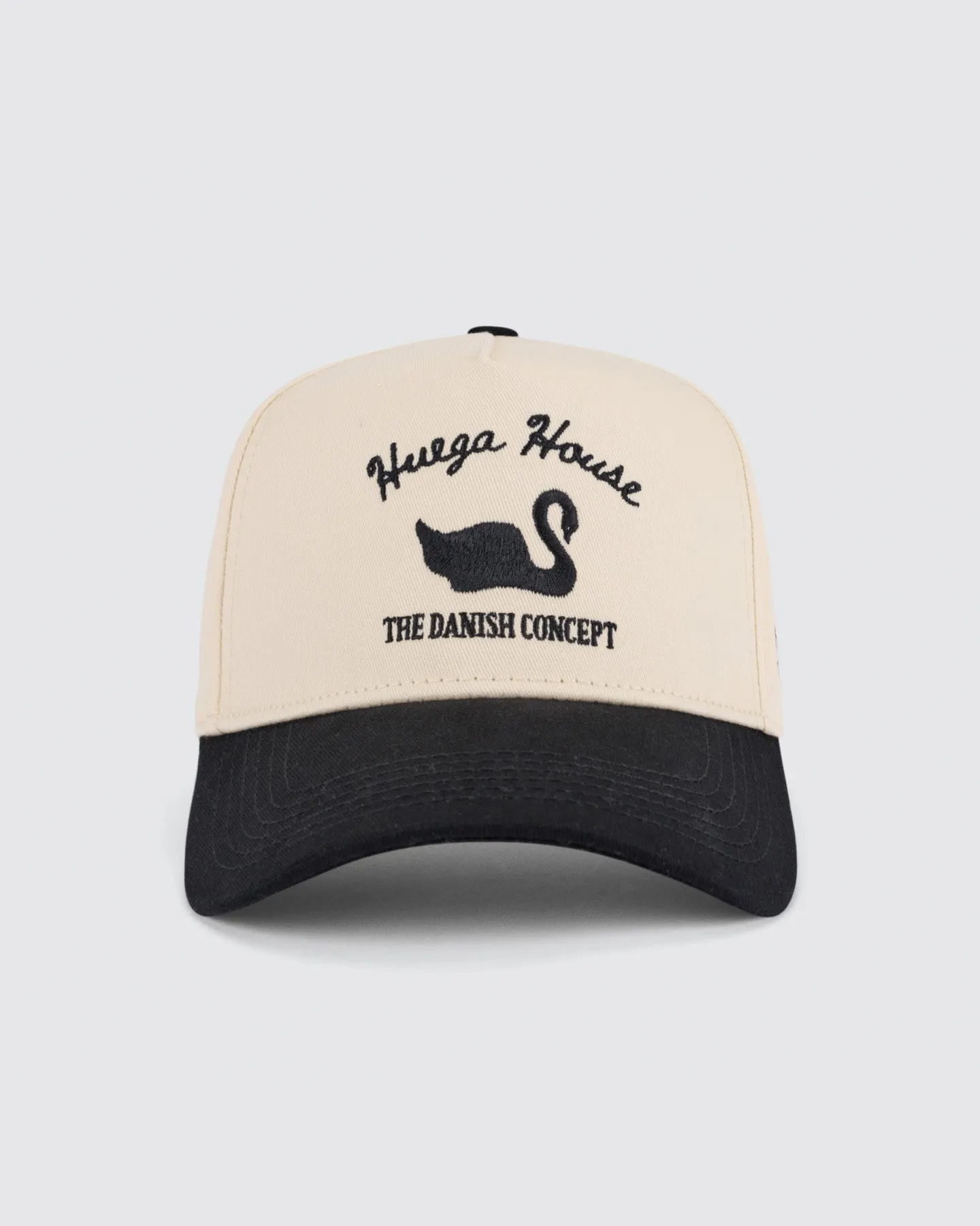 Vintage Swan | Black & Natural Hat sold by Huega House