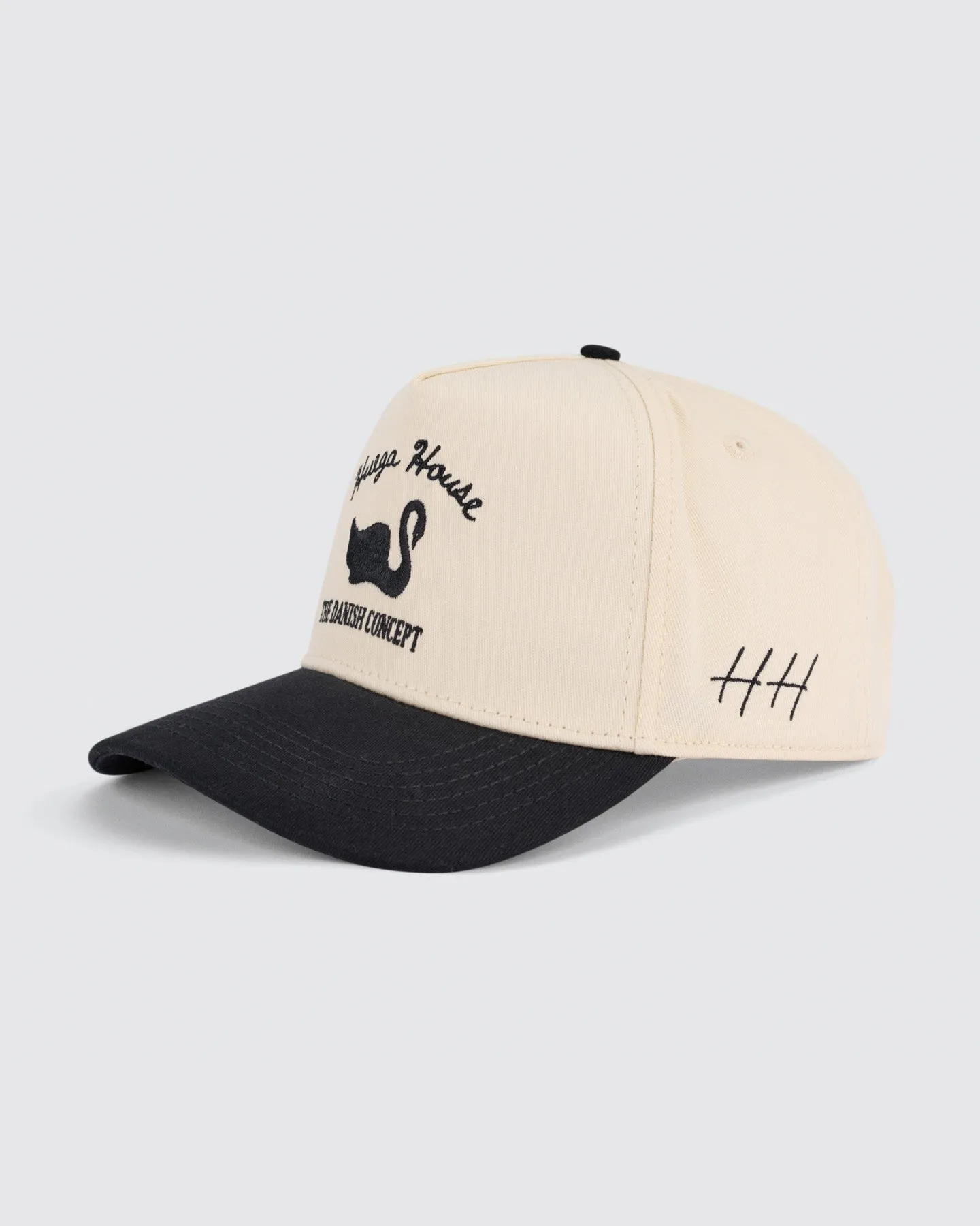 Vintage Swan | Black & Natural Hat sold by Huega House product image thumbnail 3