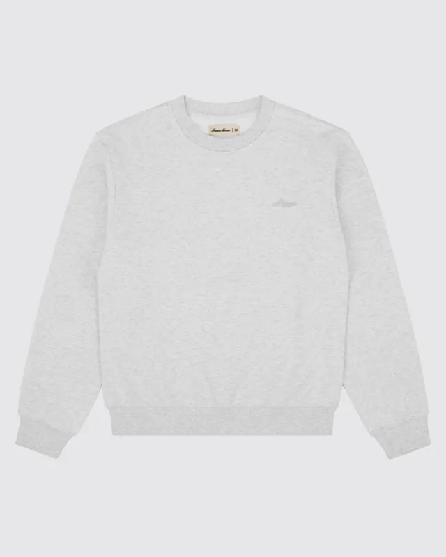 Essential Crewneck | Heather Grey sold by Huega House