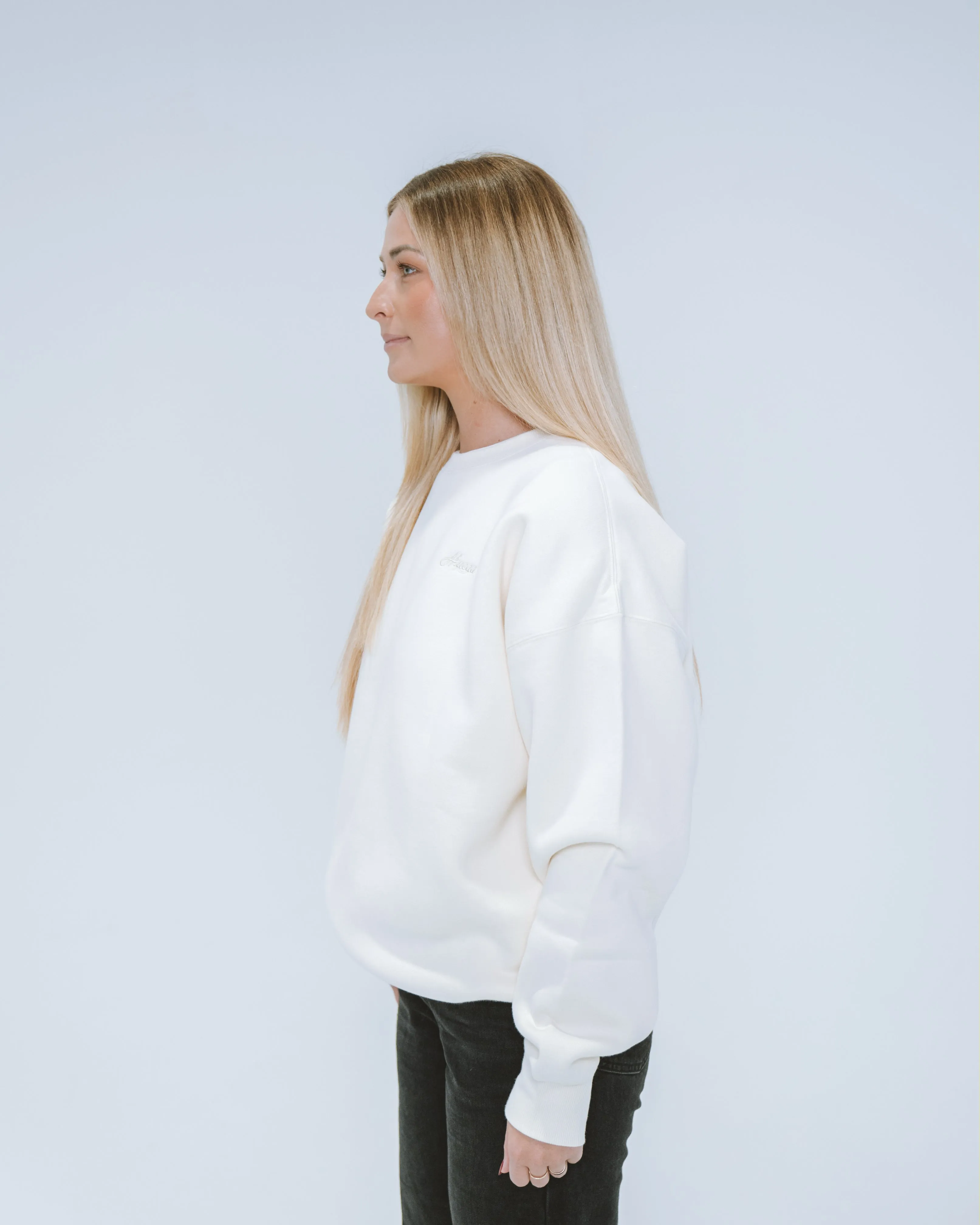 Essential Crewneck | Bone sold by Huega House product image thumbnail 5