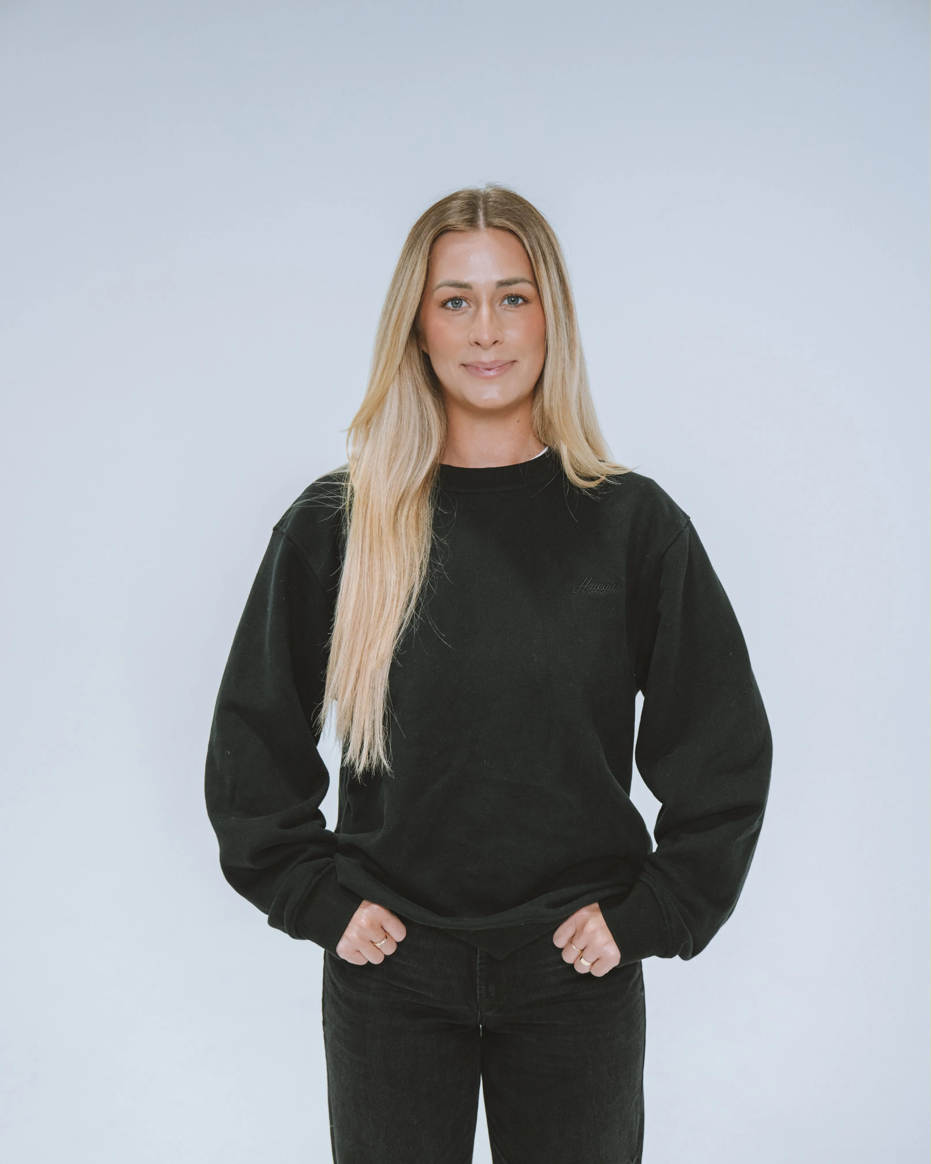 Essential Crewneck | Black sold by Huega House product image thumbnail 4