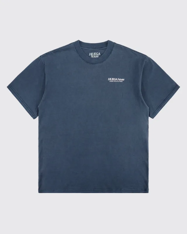Icon Heavy Faded Tee | Slate Blue sold by Huega House