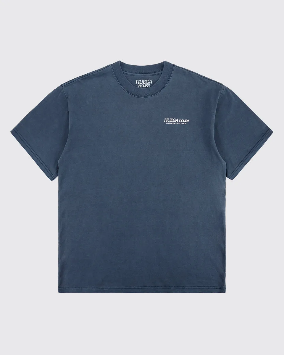 Icon Heavy Faded Tee | Slate Blue sold by Huega House