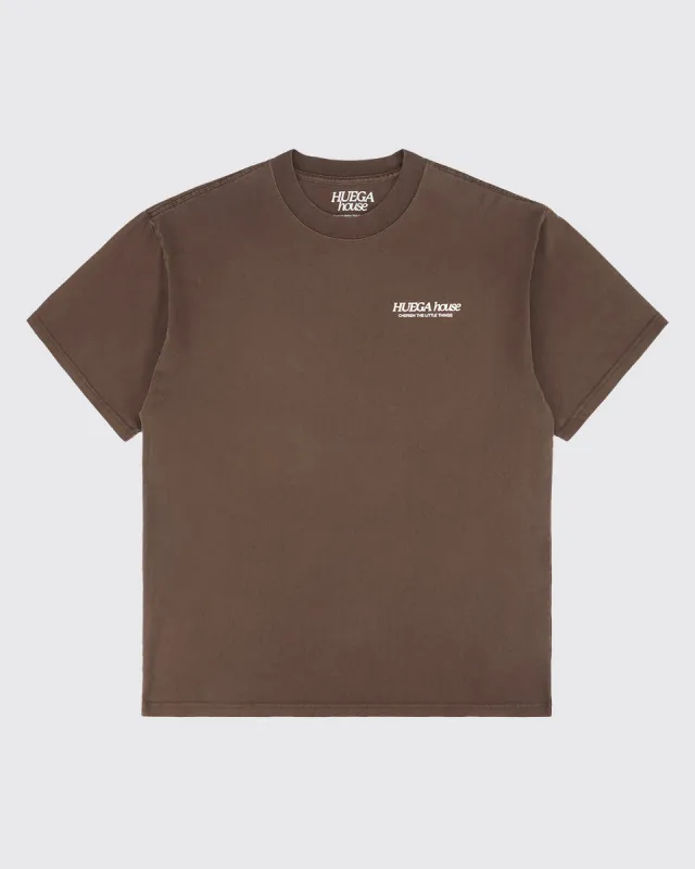 Icon Heavy Faded Tee | Espresso sold by Huega House
