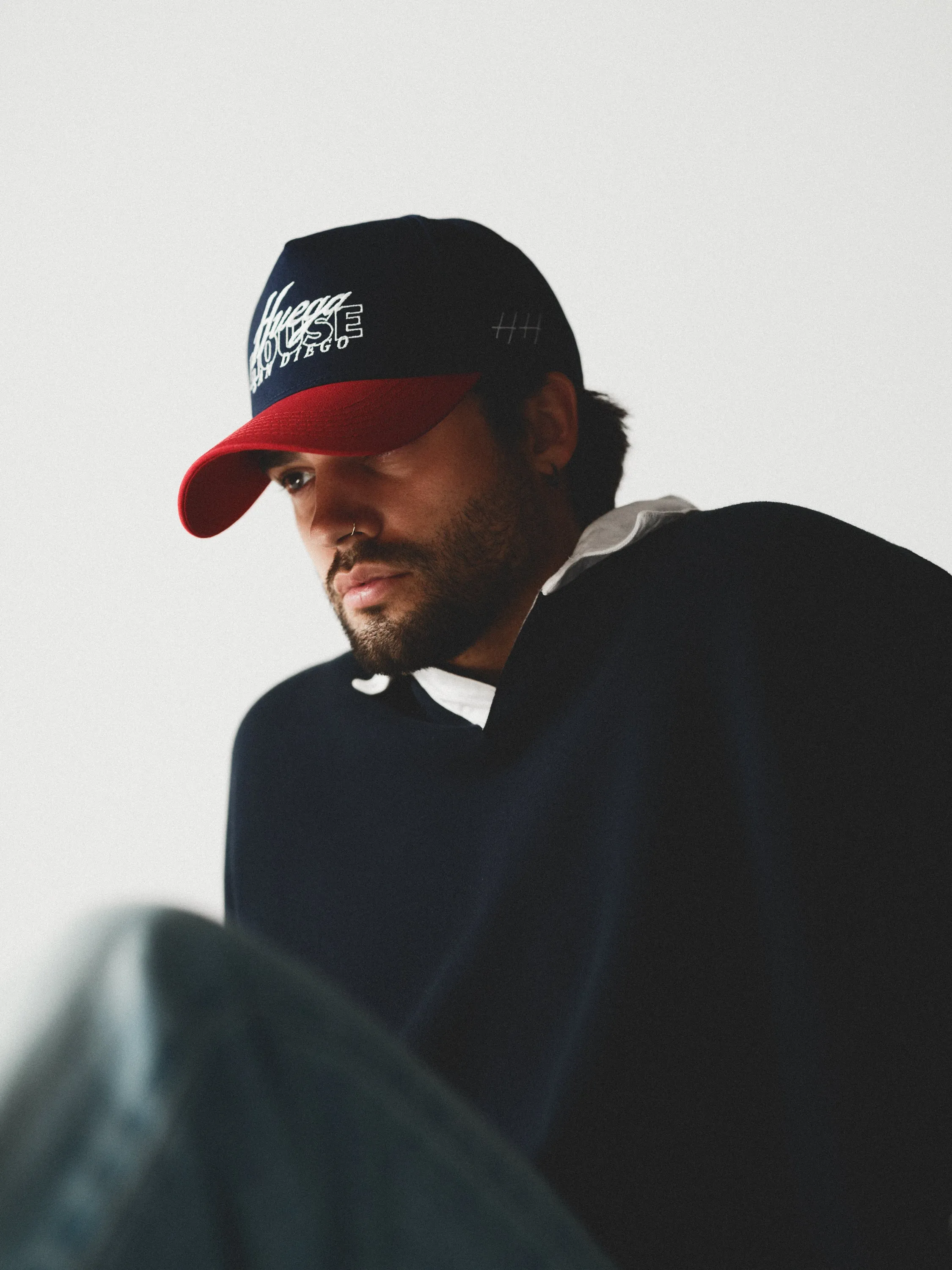 Ophav Hat | Red & Navy sold by Huega House product image thumbnail 2