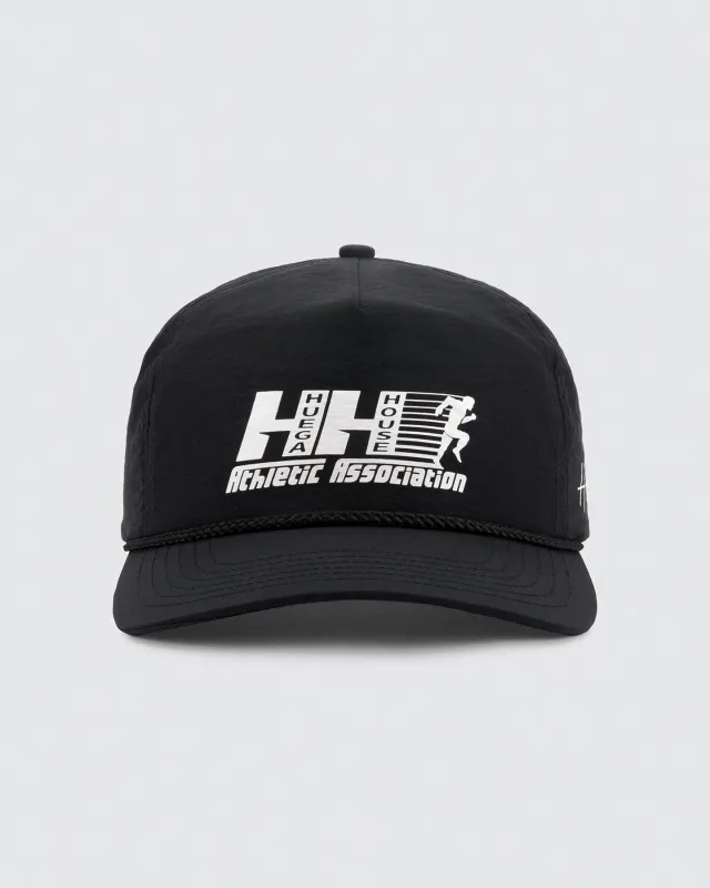 Warm Up | Black Nylon Hat sold by Huega House