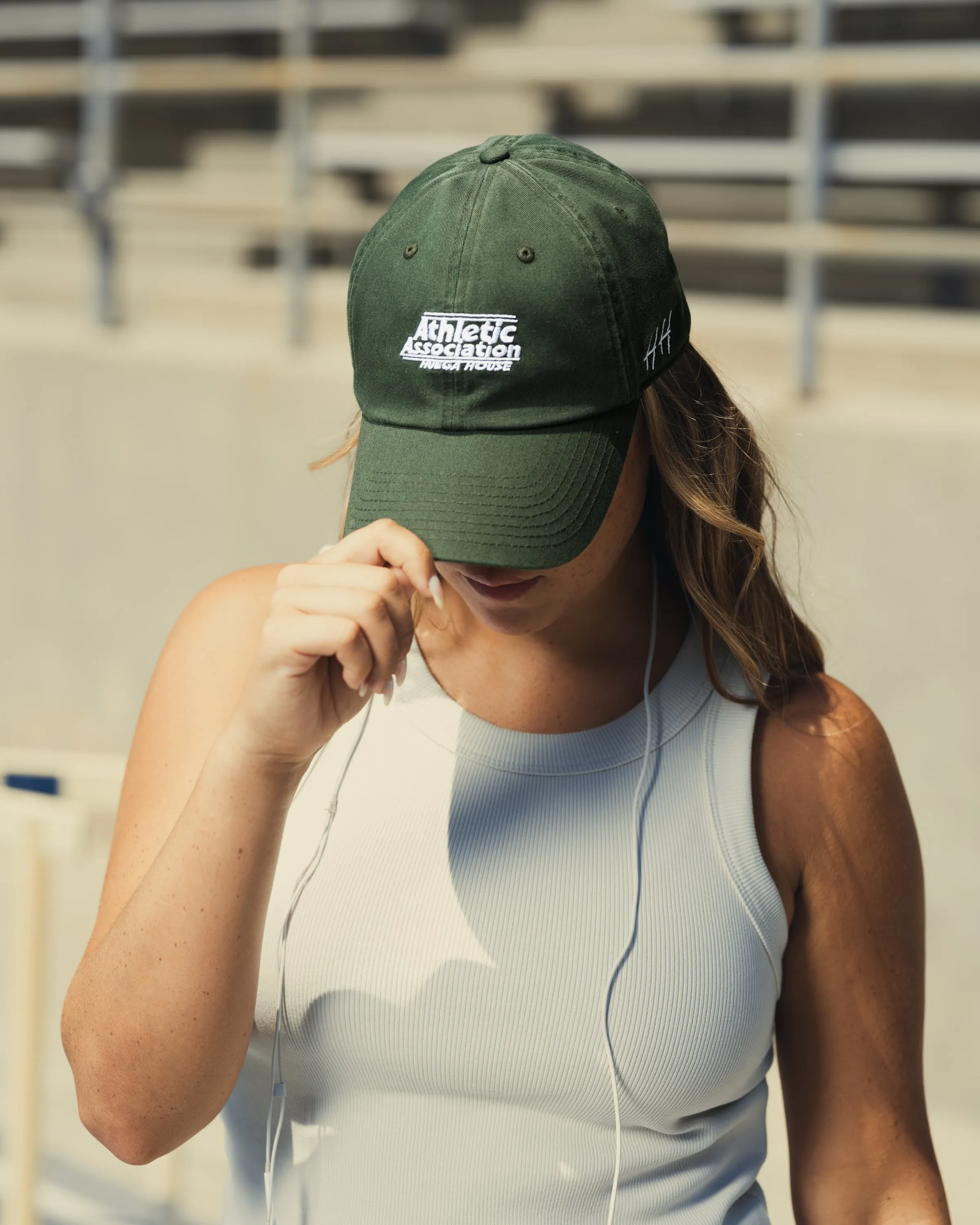 Varsity Hat | Green sold by Huega House product image thumbnail 2
