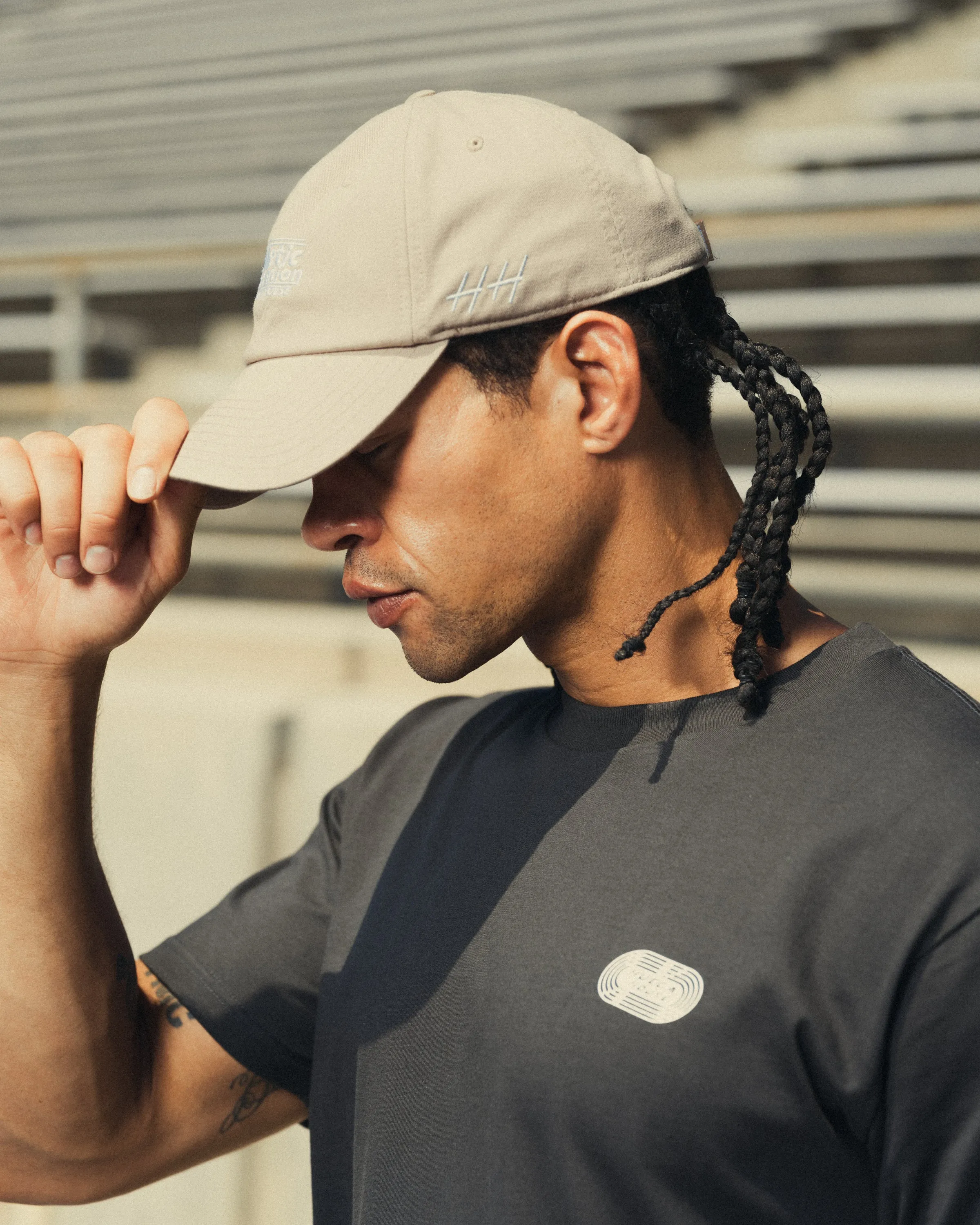 Varsity Hat | Taupe sold by Huega House product image thumbnail 2
