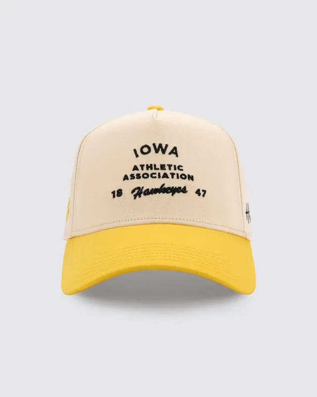 Athletic Association | Hawkeyes - Gold & Natural sold by Huega House