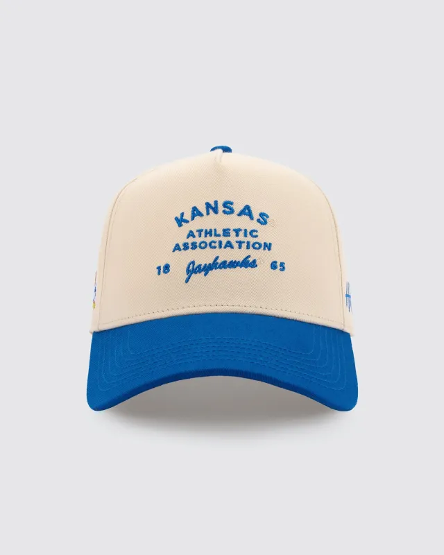 Athletic Association | Jayhawks - Blue & Natural sold by Huega House