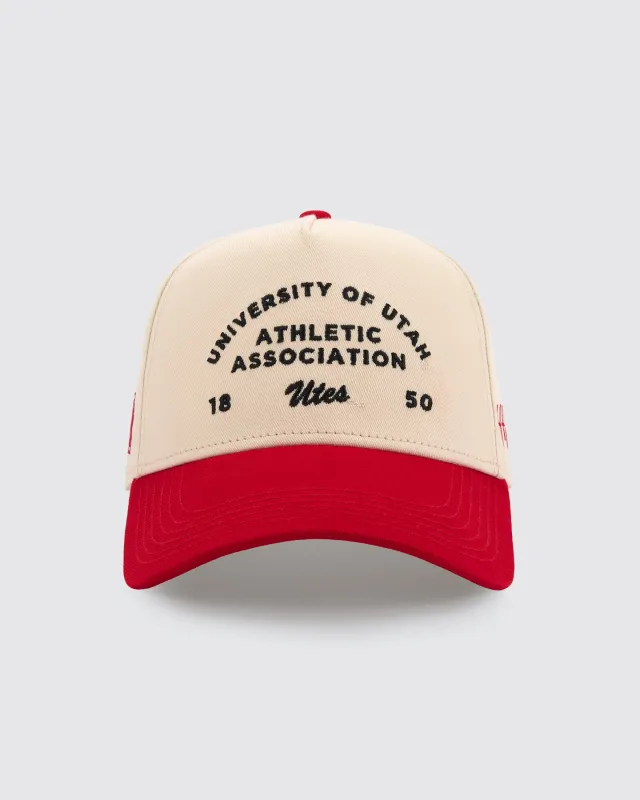 Athletic Association | Utes - Crimson & Natural sold by Huega House